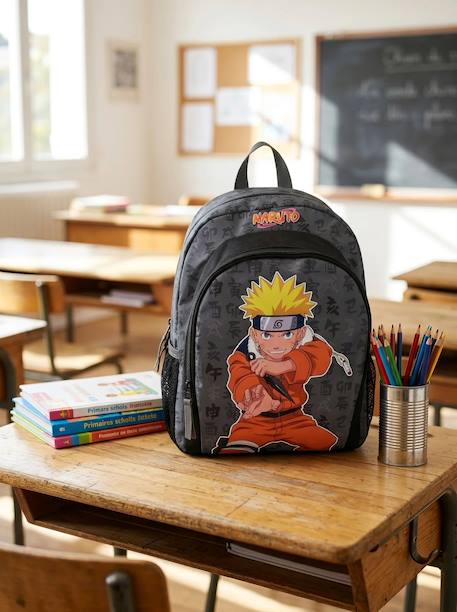 Sac à dos naruto coque rigide école primaire Noir 1 - vertbaudet enfant 