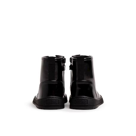 Bottines filles synthétique fermeture éclair barefoot Black+Grey 5 - vertbaudet enfant 