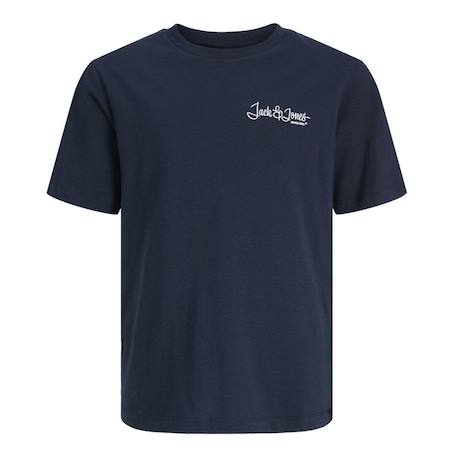 T-shirt garçon yuki Beige+Marine 4 - vertbaudet enfant 