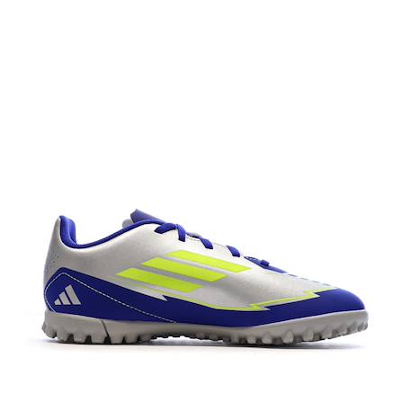 Chaussures de football garçon Argent 3 - vertbaudet enfant 