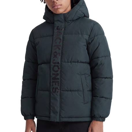 Doudoune garçon haste puffer Vert 1 - vertbaudet enfant 