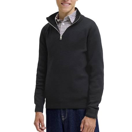 Pull garçon milano Beige+Marine+Noir 7 - vertbaudet enfant 