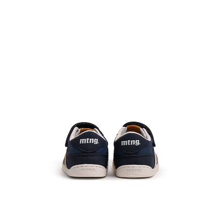 Sneakers garçon synthétique fermeture adhésive barefoot Blanc_marine+Kaky+Marine_orange 15 - vertbaudet enfant 