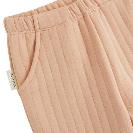 Pantalon bébé en coton matelassé léa Rose 4 - vertbaudet enfant 