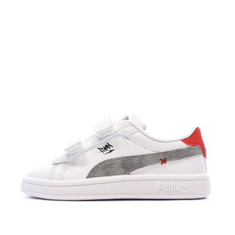 Baskets garçon smash 3.0 mid 9 Blanc 2 - vertbaudet enfant 