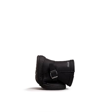 Bottines filles synthétique fermeture éclair barefoot Black+Brown+Moka 3 - vertbaudet enfant 