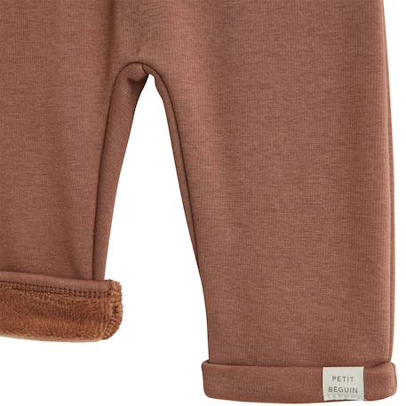 Lot de 2 sarouels bébé en molleton ultra chaud Marron 3 - vertbaudet enfant 