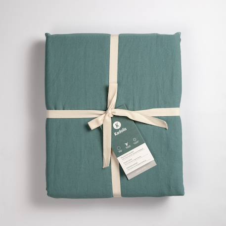 Housse de couette 1 personne pur coton bio Blanc+Bleu nuit+Ecru+Eucalyptus+Gris tourterelle+Rose nude+Terracotta 24 - vertbaudet enfant 