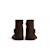 Bottines filles synthétique fermeture éclair barefoot Black+Brown+Moka 17 - vertbaudet enfant 