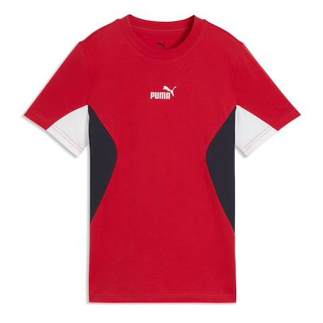 T-shirt garçon ess block Rouge+Vert 2 - vertbaudet enfant 