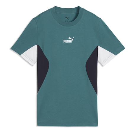 T-shirt garçon ess block Rouge+Vert 4 - vertbaudet enfant 