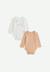 Lot de 2 bodies bébé manches longues petite rêveuse Rose 1 - vertbaudet enfant 