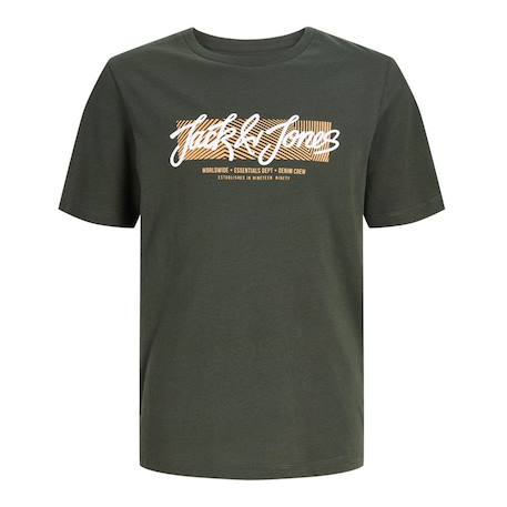 T-shirt garçon hurban Blanc+Marine+Noir+Vert 10 - vertbaudet enfant 