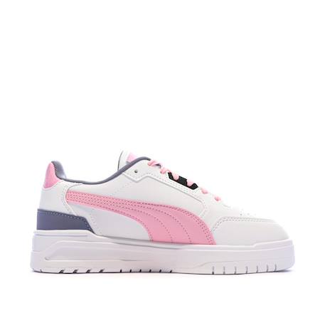 Baskets fille shuffle downtown Blanc 3 - vertbaudet enfant 