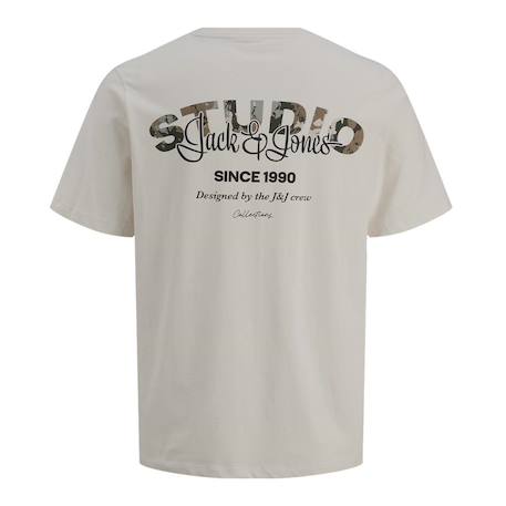 T-shirt garçon yuki Beige+Marine 3 - vertbaudet enfant 