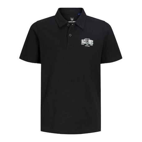 Polo garçon jjaero Noir+Vert 1 - vertbaudet enfant 