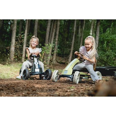 Kart à pédales enfant dès 2 ans - Exterieur Noir+Vert 2 - vertbaudet enfant 