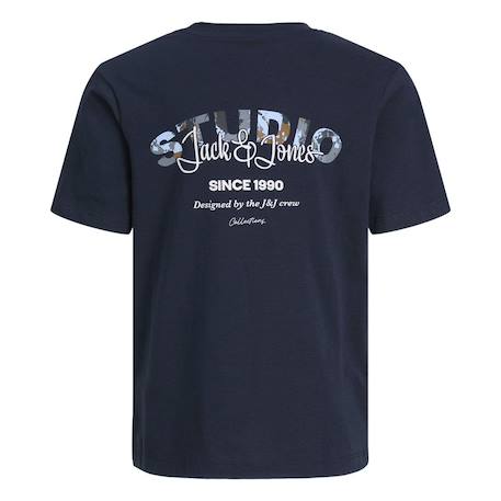 T-shirt garçon yuki Beige+Marine 6 - vertbaudet enfant 