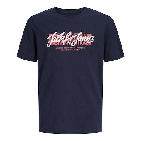 T-shirt garçon hurban Blanc+Marine+Noir+Vert 3 - vertbaudet enfant 