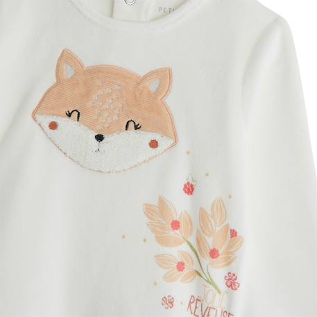 Pyjama enfant 2 pièces en velours petite rêveuse Rose 4 - vertbaudet enfant 