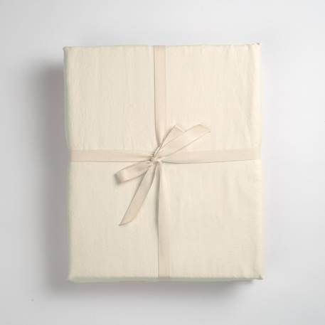 Housse de couette 1 personne pur coton bio Blanc+Bleu nuit+Ecru+Eucalyptus+Gris tourterelle+Rose nude+Terracotta 18 - vertbaudet enfant 