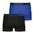 Lot de 2 boxers garçon ecopack Bleu électrique-noir 3 - vertbaudet enfant 