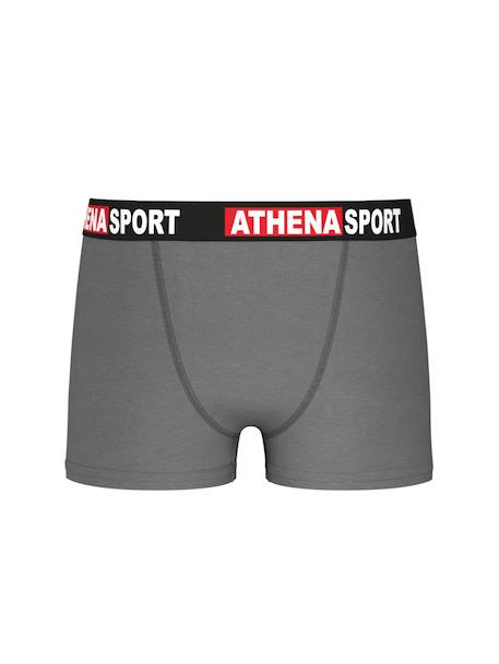 Lot de 3 boxers garçon daily sport coton Noir-bleu+Noir-rouge-gris 6 - vertbaudet enfant 