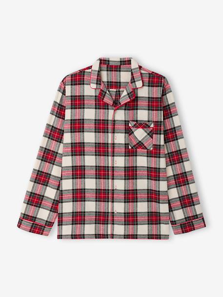 Pyjama homme flanelle Capsule Famille rouge 5 - vertbaudet enfant 