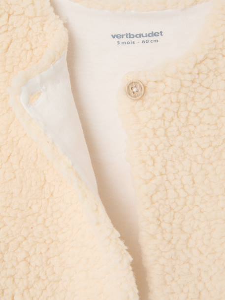 Ensemble dors bien gilet bonnet bébé fille écru 7 - vertbaudet enfant 