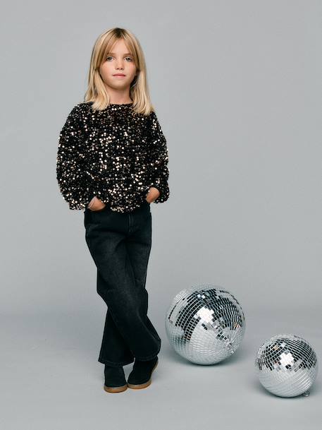 Sweat enfant fille chocolat 9 - vertbaudet enfant 