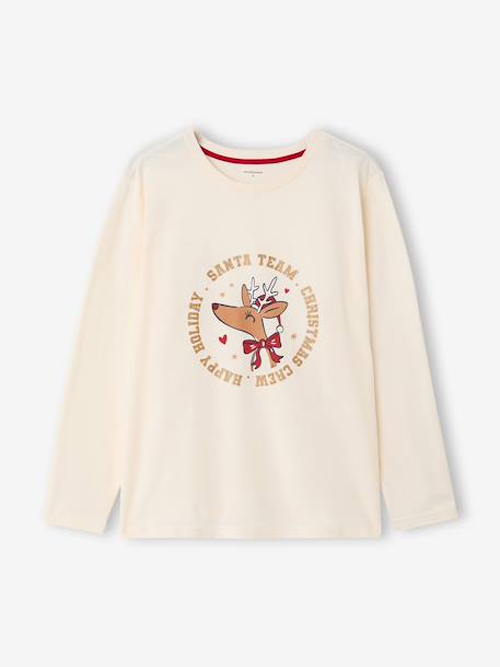 Pyjama femme Capsule Famille écru 4 - vertbaudet enfant 