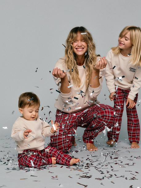Pyjama bébé noël Capsule Famille rouge 3 - vertbaudet enfant 