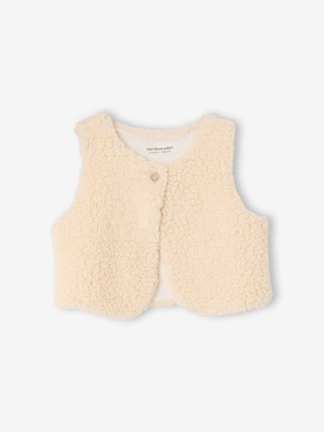 Ensemble dors bien gilet bonnet bébé fille écru 4 - vertbaudet enfant 