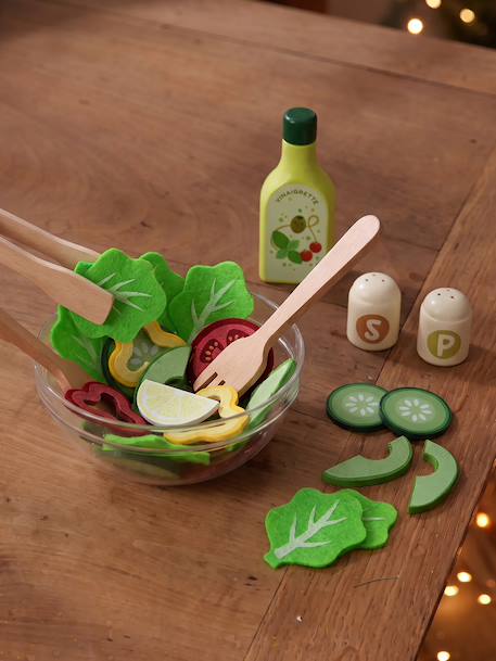 Set salade en bois FSC® écru 3 - vertbaudet enfant 