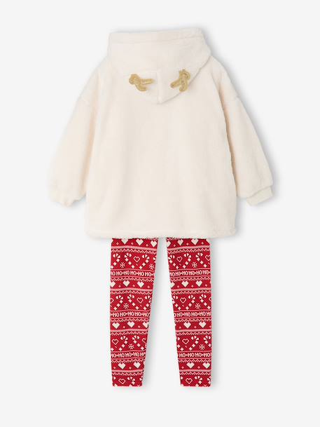 Ensemble 3 pièces de nuit enfant fille écru 8 - vertbaudet enfant 