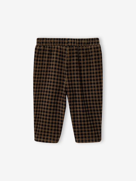 Pantalon bébé garçon velours anthracite 2 - vertbaudet enfant 