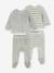 Lot de 2 pyjamas naissance manches longues vert sauge 1 - vertbaudet enfant 