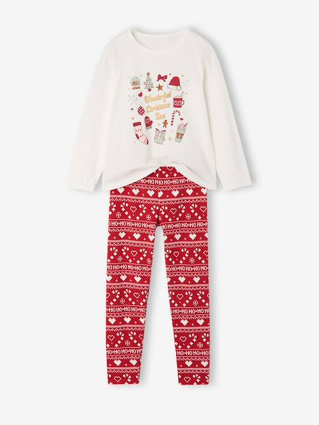 Ensemble 3 pièces de nuit enfant fille écru 4 - vertbaudet enfant 