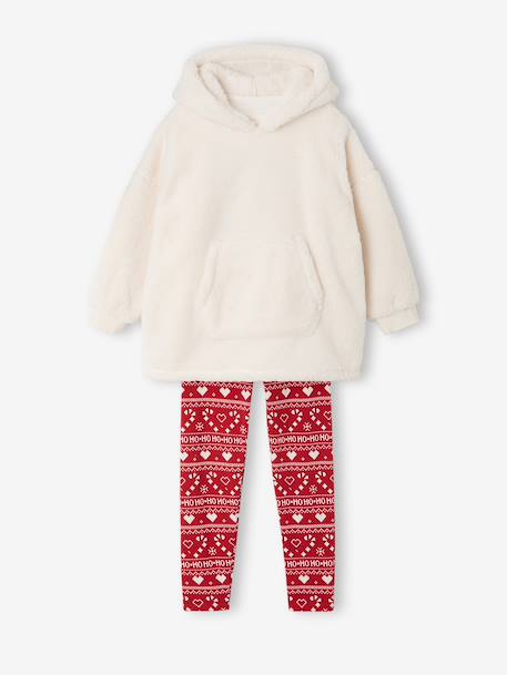 Ensemble 3 pièces de nuit enfant fille écru 3 - vertbaudet enfant 