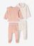 Lot de 2 pyjamas bébé fille rose poudré 1 - vertbaudet enfant 