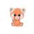 Peluche - kawami – panda roux  - 15 cm Orange 1 - vertbaudet enfant 