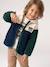 Gilet zippé à capuche garçon bleu moyen+vert sapin 9 - vertbaudet enfant 