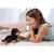 Peluche - chiot teckel debout – 24 cm Noir 2 - vertbaudet enfant 
