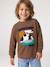 T-shirt manches longues garçon marine+noisette 8 - vertbaudet enfant 