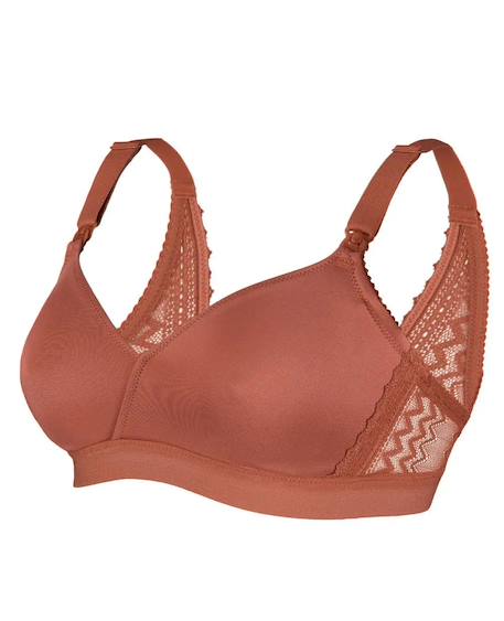 Soutien-gorge de grossesse et d'allaitement serena Blush+Noir+Prune+Terracota 23 - vertbaudet enfant 