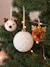Lot de 10 boules sapin fausse fourrure beige 2 - vertbaudet enfant 