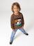 T-shirt manches longues garçon marine+noisette 12 - vertbaudet enfant 
