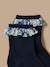 Chaussettes volants tissu liberty bébé Marine 2 - vertbaudet enfant 