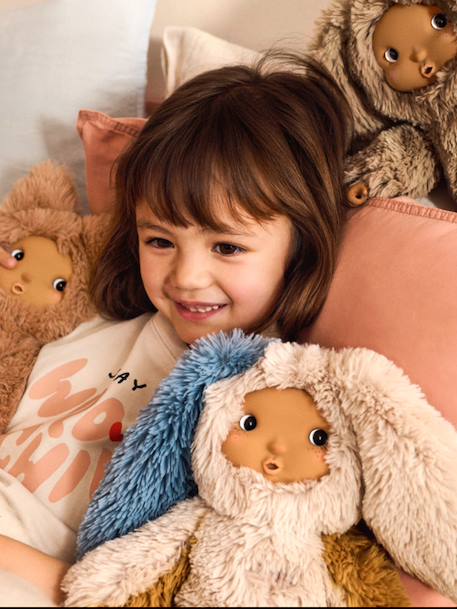 Misa Ryo poupon peluche lapin beige 1 - vertbaudet enfant 