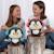Peluche - pingouin snowy – 23 cm Rose 2 - vertbaudet enfant 